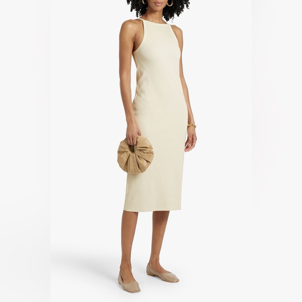Vince Ribbed Midi Dress